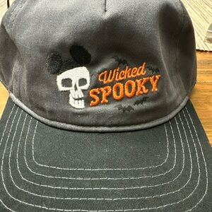Disney Black and Orange Cap with Mickey Design